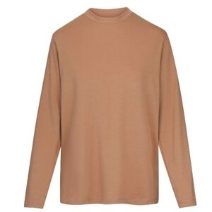 Skims High neck long sleeve In The Color OCHRE